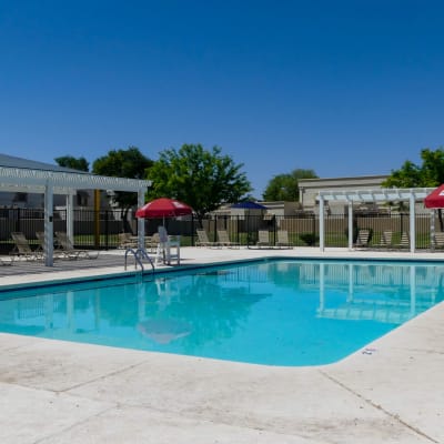 Swimming pool at On Base Housing in Yuma, Arizona