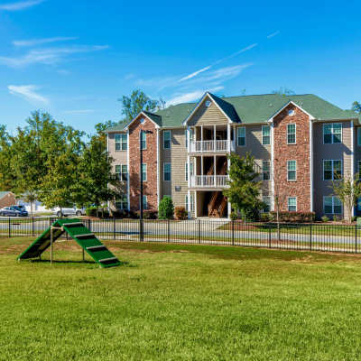 Community playground at Ashley Court Apartments, Charlotte, North Carolina   