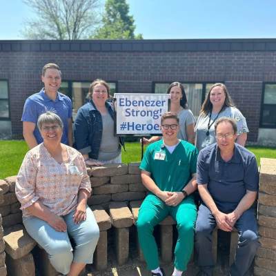 Care team at Ebenezer Senior Living in Edina, Minnesota