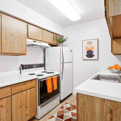 Modern kitchen at The Gardens, Houston, Texas