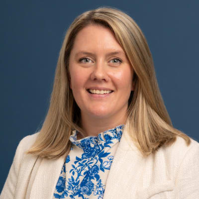 Business portrait of Vice President Marketing and Communications, Ashley Gorski Poole, at Liberty Military Housing in Newport Beach, California