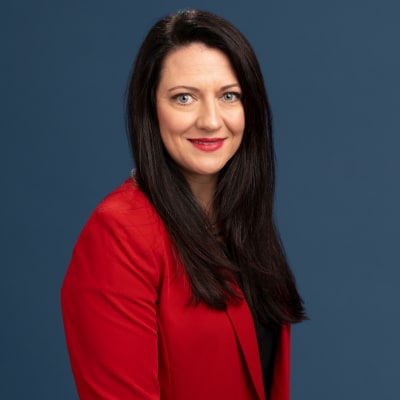 Headshot of Vice President of Accounting, Audrey Hamilton at Liberty Military Housing in Newport Beach, California