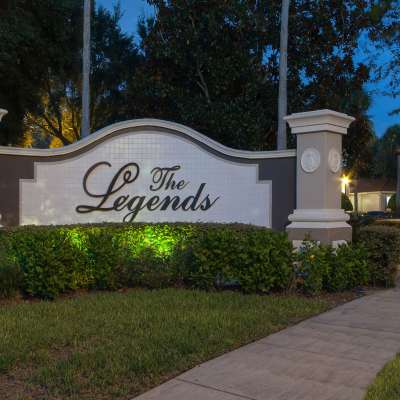 Property signboard at The Legends At ChampionsGate in ChampionsGate,Florida