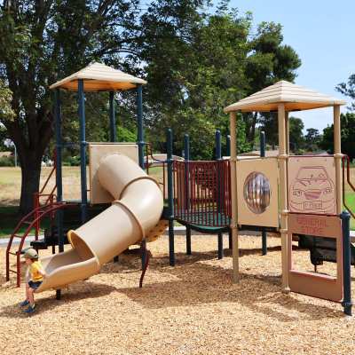 playground at San Luis Rey in Oceanside, California