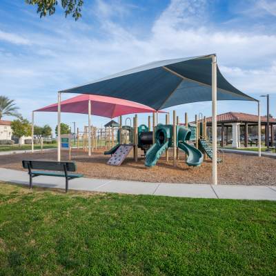 Community playground Stone Park in Lemoore, California