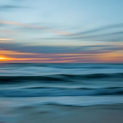 Calm beach waves at Imperial 41 in Bonita Springs, Florida
