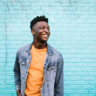 Resident smiling at The Flats at Crosspointe in Columbia, South Carolina
