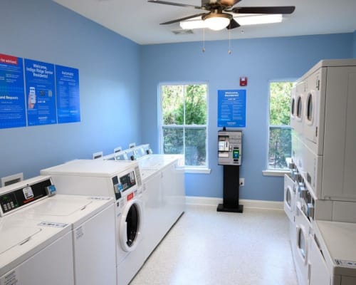 Laundry room at Indigo Ridge in New Bern, North Carolina
