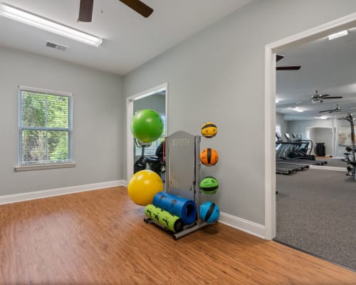  Fitness room at Indigo Ridge in New Bern, North Carolina