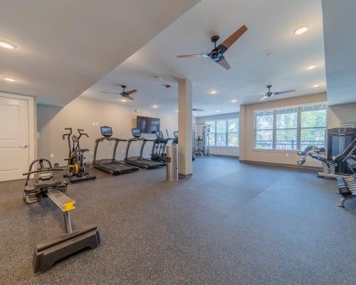 Cutting edge 24-hour fitness center at Belvedere at Berewick in Charlotte, North Carolina
