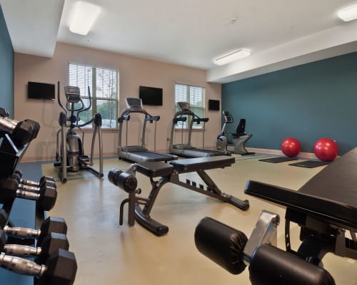 Fitness center at The Retreat at Renaissance in Charlotte, North Carolina