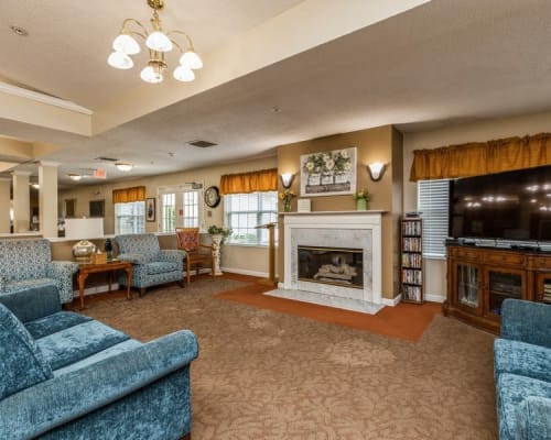 Common areas at Trustwell Living at Blanchard Place in Kenton, Ohio