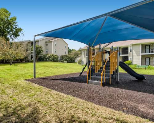 Outdoor playground at Leaf Stone Apartments in Covington,Georgia