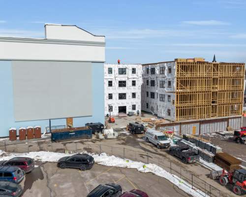 Construction Progress 1 at The Lawrence in Buffalo, New York