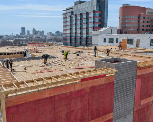 Construction Progress 9 at The Lawrence in Buffalo, New York