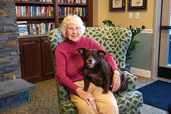 Variety of amenities at senior living community in Overland Park, KS