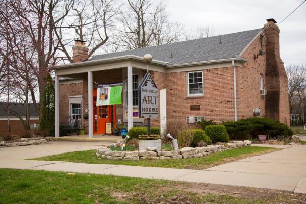 Art house at MainCentre in Northville, Michigan