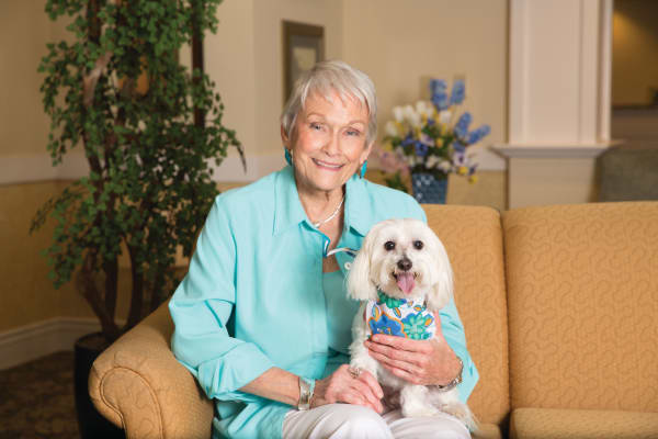 Variety of amenities at senior living community in Carmel, IN