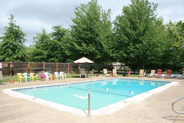 Beautiful Swimming Pool at Kings Court in Springfield, Oregon