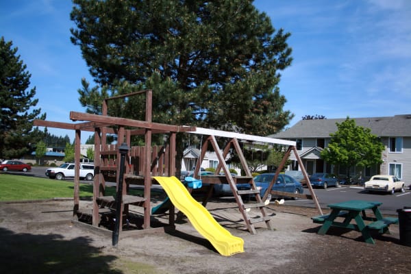 A playground that is great for entertaining at Pacific Crest in Silverton, Oregon