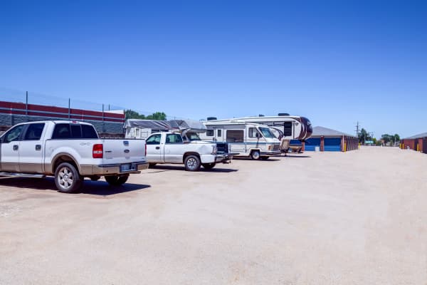 RV storage at Metro Self Storage in Topeka, Kansas