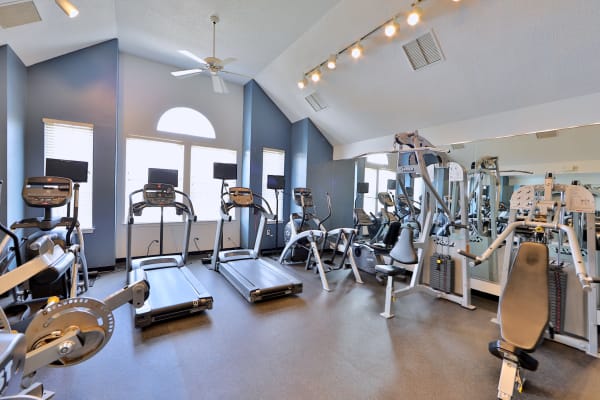 Take a virtual tour of a Granite Run Fitness Center at The Apartments at Diamond Ridge in Baltimore, Maryland