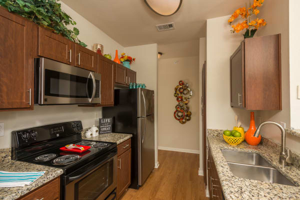 The luxurious clubhouse at Sedona Ranch Apartments