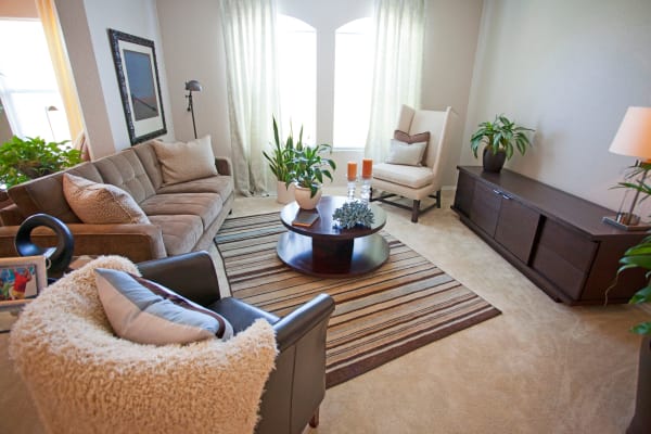 Living room at Legends Lake Mary in Lake Mary, FL