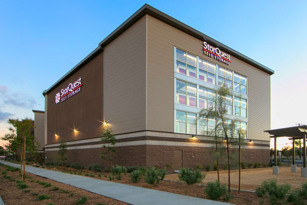 Self storage building exterior in Anaheim