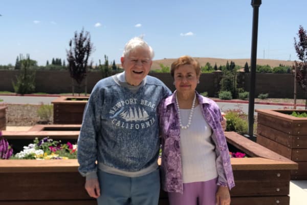Bent and June Ericksen at El Dorado Estates Gracious Retirement Living in El Dorado Hills, California