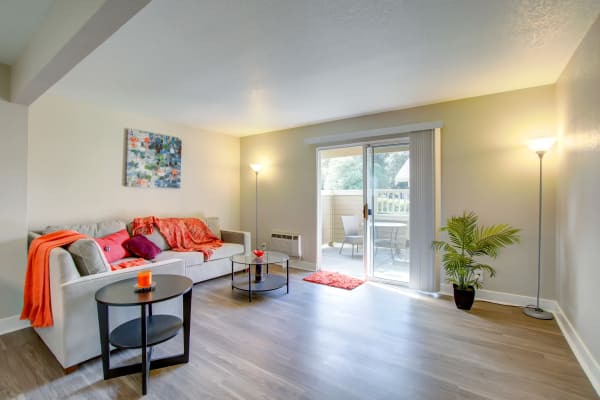 Fully equipped kitchen at Avana Skyway Apartments in San Jose