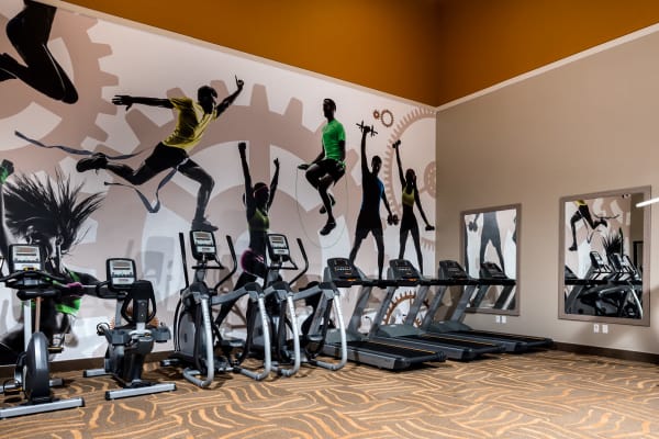 Gym Equipment at Sierra Heights Apartments in Rancho Cucamonga, California