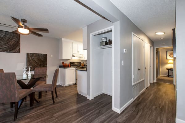 Separate dining area layout at Avery Park Apartments