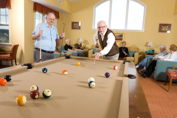 Residents and activities at Traditions of Hershey in Palmyra, Pennsylvania