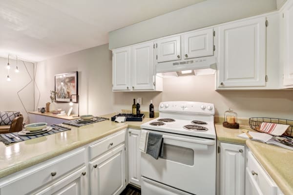 Kitchen amenities at Terra Martinez in Martinez, California