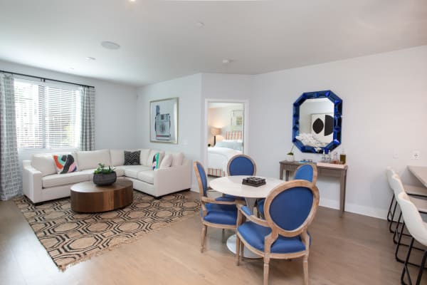 Kitchen with desk area at Lakeside Drive Apartments in Tempe, Arizona