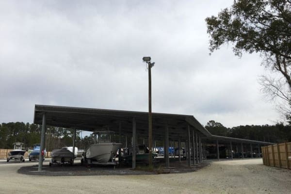Store front at Monster Self Storage in Wando, SC