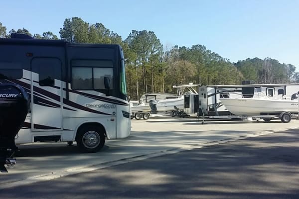 RV storage at Monster Self Storage in Wando, SC