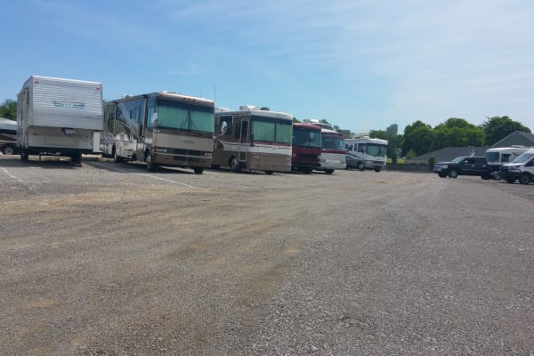 RV and Boat Parking at Lock Box Self Storage in Mt Juliet, Tennessee