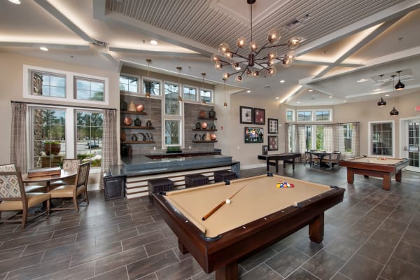 Community center at The Loree in Jacksonville, Florida