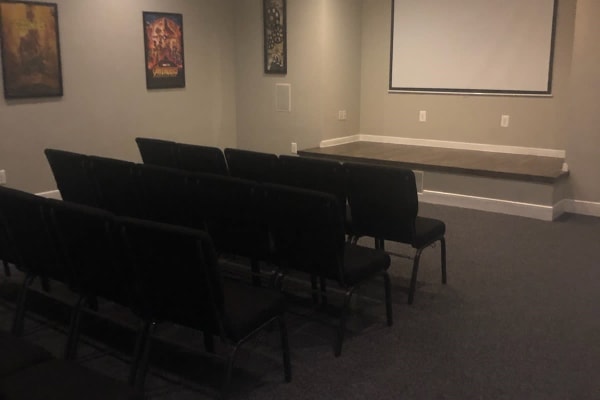 Mini theater at Cornerstone Ranch Apartments in Katy, Texas