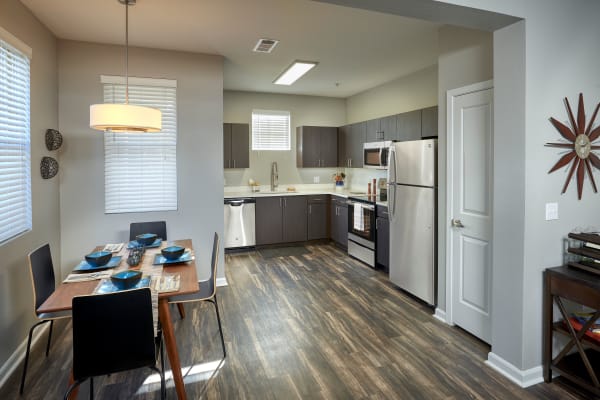 Newly Remodeled Model Brown Spec Kitchen at The Rail at Inverness in Englewood,