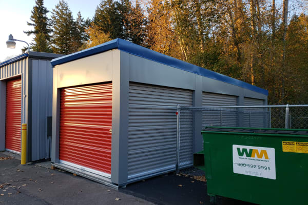 Self storage units available at Trojan Storage in Bothell, Washington
