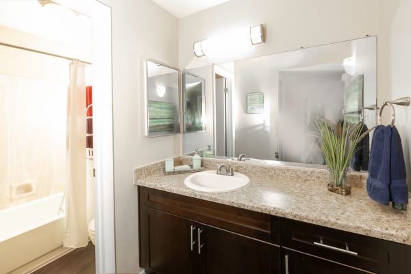 model living room at Callaway Apartments in Taylorsville, UT