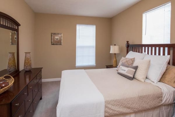 Take a virtual tour of a two bedroom apartment at Main Street Apartments in Huntsville, Alabama