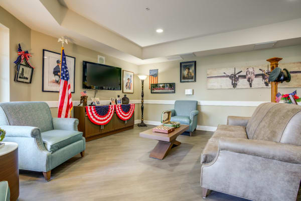 Living room at Westmont of Fresno in California