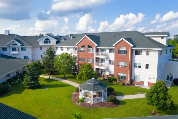 Exterior view of Touchmark on West Prospect in Appleton, Wisconsin