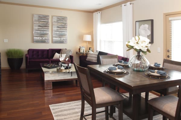 Palmera Apartments offers spacious dining rooms & living rooms