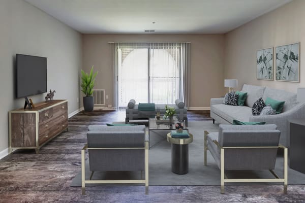 Take a virtual tour of a two bedroom apartment at Northampton Apartment Homes in Largo, Maryland