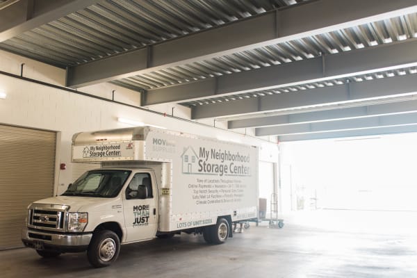 One of our moving trucks at My Neighborhood Storage Center in Windermere, Florida